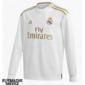 Real Madrid 2019-2020 Retro Domácí Dres Dlouhý Rukáv Real Madrid 2019-2020 Retro Domácí Dres Dlouhý Rukáv
